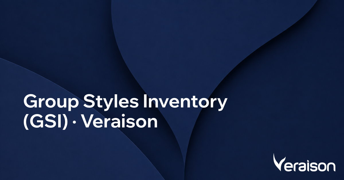 Group Styles Inventory (GSI) · Veraison